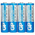 Батарейки КОМПЛЕКТ 4 шт., GP PowerPlus AA (R6, 15G), солевые, пальчиковые, в пленке, 15CEBRA-2S4 - 1