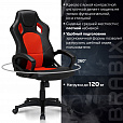 Кресло компьютерное BRABIX "Rider EX-544", экокожа черная/ткань красная, 531583 - 11