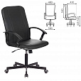Кресло офисное BRABIX "Simple EX-521", компактная упаковка, экокожа, черное, 532103 - 2