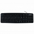 Клавиатура проводная SONNEN KB-8137, USB, 104 клавиши + 9 дополнительных, мультимедийная, черная, 512652 - 2