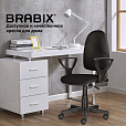 Кресло BRABIX "Prestige Ergo MG-311", регулируемая эргономичная спинка, кожзам, черное, 531877 - 18