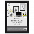 Рамка 21х30 см небьющаяся, аналог IKEA, багет 21 мм, МДФ, BRAUBERG "Idea", черная, 391371 - 1