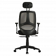 Кресло BRABIX "Saturn ER-400", с подголовником, комбинированное, черное/серое, 530871 - 5