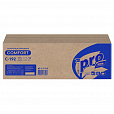 Полотенца бумажные 250 шт., PROtissue (H3) COMFORT, 1-слойные, белые, КОМПЛЕКТ 20 пачек, 22х21 см, V-сложение, С192 - 2