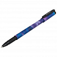 Ручка шариковая BRAUBERG SOFT TOUCH GRIP "SPACE", СИНЯЯ, мягкое покрытие, узел 0,7 мм, 143714 - 5