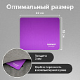 Коврик для мыши SONNEN "PURPLE", резина + ткань, 220х180х3 мм, 513307 - 9