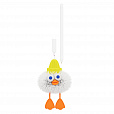 Ручка с пушистой подвеской шариковая FUNSTER "FLUFFY DUCK", СИНЯЯ, ассорти, пишущий узел 0,7 мм, 144525 - 1