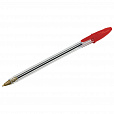 Ручка шариковая STAFF "Basic Budget BP-04", КРАСНАЯ, линия письма 0,5 мм, с штрихкодом, 143870 - 5