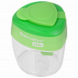 Точилка BRAUBERG KIDS "MAXI", 2 отверстия, с большим контейнером, трехгранный корпус, цвета ассорти, 271945 - 4