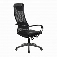 Кресло офисное BRABIX PREMIUM "Stalker EX-608 PL", ткань-сетка/кожзам, черное, 532090 - 5