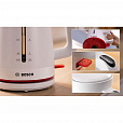 Чайник BOSCH TWK3M121, 1,7л, 2400Вт, закрытый нагревательный элемент, пластик, белый - 3