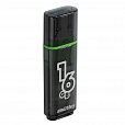 Флеш-диск 16 GB, SMARTBUY Glossy, USB 2.0, черный, SB16GBGS-K - 1