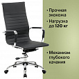 Кресло офисное BRABIX "Energy EX-509", экокожа, хром, черное, 530862 - 13