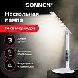 Настольная лампа-светильник SONNEN BR-888A, подставка, светодиодный, LED, 9 Вт, белый, 236664 - 11