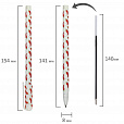 Ручка шариковая BRAUBERG SOFT TOUCH STICK "CHILI PEPPER", СИНЯЯ, мягкое покрытие, узел 0,7 мм, 143708 - 6