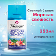 Сменный баллон 250 мл МЕЛОДИЯ "Морская свежесть", для автоматических освежителелей, универсальный, 605226 - 9