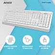 Клавиатура проводная A4TECH Fstyler FK10, USB, 104 кнопки, белая, 1147536 - 6