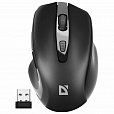 Мышь беспроводная DEFENDER Prime MB-053, USB, 5 кнопок + 1 колесо-кнопка, оптическая, черная, 52053 - 1