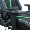 Кресло компьютерное BRABIX "GT Carbon GM-120", две подушки, экокожа, черное/зеленое, 531929 - 12