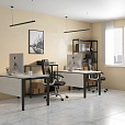 Стеллаж металлический BRABIX "ГРАФИТ MS KD-180/50-5", лофт, 1800х1000х500 мм, 5 полок, 291270, S240BR145593 - 3