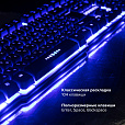 Клавиатура проводная SONNEN KB-7010, USB, 104 клавиши, LED-подсветка, черная, 512653 - 10