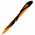 Ручка шариковая автоматическая BRAUBERG ULTRA COLOR NEON, soft-touch, СИНЯЯ, пишущий узел 0,7 мм, линия письма 0,35 мм, 144203 - 2