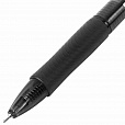 Ручка шариковая автоматическая с грипом BRAUBERG OFFICE STYLE, ЧЕРНАЯ, узел 0,7 мм, линия 0,35 мм, тонированный корпус, 144212 - 4