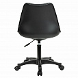 Кресло стул BRABIX "Eames MG-310 PL", пластик черный, экокожа черная, 532927 - 4