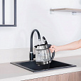 Чайник SCARLETT SC-EK27G54, 1,7 л, 1800 Вт, закрытый нагревательный элемент, стекло, стальной - 4