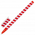 Ручка шариковая BRAUBERG SOFT TOUCH STICK "TWIST", СИНЯЯ, мягкое покрытие, узел 0,7 мм, 143702 - 1