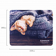Коврик для мыши SONNEN "KITTEN", резина + ткань, 220х180х3 мм, 513313 - 3