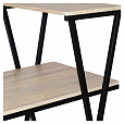 Стол на металлокаркасе BRABIX "LOFT CD-004", 1200х535х1110 мм, 3 полки, цвет дуб натуральный, 641220 - 6