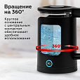 Чайник BQ (БИ-КЬЮ) KT2000G, 1,5 л, 1500 Вт, закрытый нагревательный элемент, стекло, черный, 86196739 - 3