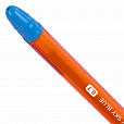 Ручка шариковая масляная с грипом BRAUBERG GLASSY SKY BLUE, СВЕТЛО-СИНЯЯ, узел 0,7 мм, линия письма 0,35 мм, 144107 - 4