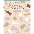 Тетрадь А5, 96 л., BRAUBERG, скоба, клетка, TWIN-лак, "Natura Terrazzo", 404431 - 4
