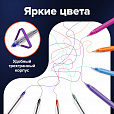 Ручки шариковые масляные BRAUBERG, НАБОР 8 шт., АССОРТИ, "Extra Glide", узел 1 мм, линия письма 0,5 мм, 142140 - 21
