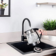 Чайник SCARLETT SC-EK27G13, 2 л, 2200 Вт, закрытый нагревательный элемент, стекло, стальной - 5