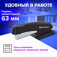 Степлер №24/6, 26/6 BRAUBERG "Standard+", до 30 листов, черный, 228608 - 11