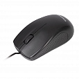 Мышь проводная SONNEN М-201, USB, 1000 dpi, 2 кнопки + колесо-кнопка, оптическая, черная, 512631 - 2