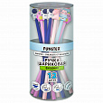Ручка фигурная силиконовая шариковая FUNSTER "SILICONE MIX", СИНЯЯ, корпус ассорти, узел 0,7 мм, линия письма 0,35 мм, 144370 - 2