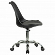 Кресло стул BRABIX "Eames MG-310 CH", хром, пластик черный, экокожа черная, 532925 - 3