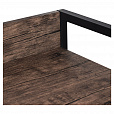 Стол на металлокаркасе BRABIX "LOFT CD-003", 640х420х840 мм, цвет морёный дуб, 641215 - 7