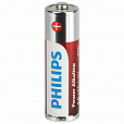 Батарейки алкалиновые "пальчиковые" КОМПЛЕКТ 4 шт., PHILIPS Power Alkaline, АА (LR6, 24А), блистер, Б0062746 - 5
