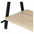 Стол на металлокаркасе BRABIX "LOFT CD-004", 1200х535х1110 мм, 3 полки, цвет дуб натуральный, 641220 - 9