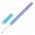 Ручка шариковая BRAUBERG SOFT TOUCH GRIP "GRADE PASTEL", СИНЯЯ, мягкое покрытие, ассорти, узел 0,7 мм, 143711 - 2