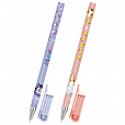 Ручка шариковая с принтом FUNSTER STICK "CUTE ANIMALS", СИНЯЯ, SOFT TOUCH покрытие, узел 0,7 мм, линия письма 0,35 мм, 144387 - 1