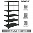 Стеллаж металлический BRABIX "ГРАФИТ MS KD-195/60-6", лофт, 1950х1000х600 мм, 6 полок, 291274, S240BR246693 - 11