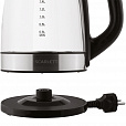 Чайник SCARLETT SC-EK27G19, 2,2 л, 2200 Вт, закрытый нагревательный элемент, стекло, черный - 4