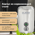 Дозатор для жидкого мыла LAIMA PROFESSIONAL INOX (гарантия 3 года), 0,5 л, нержавеющая сталь, зеркальный, 605394 - 12