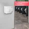 Сушилка для рук SONNEN HD-298, 1500 Вт, металлический корпус, антивандальная, белая, 604193 - 12